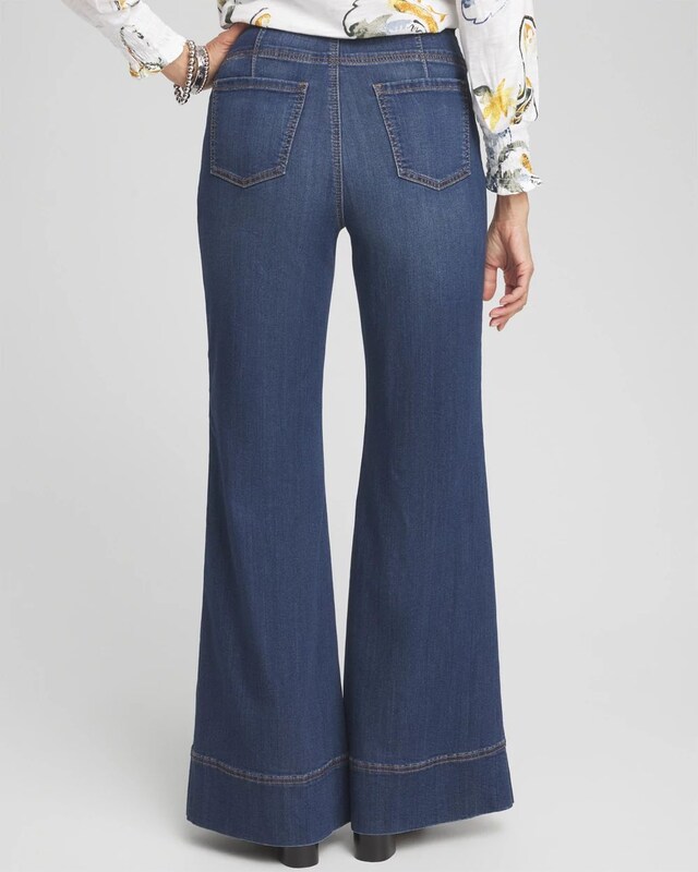 Pull-On Flare Trouser Jeans - image 3